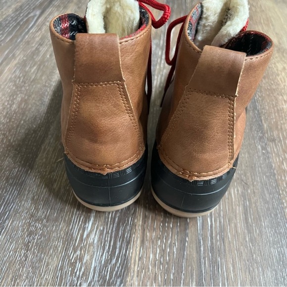 Magellan Women’s Outdoor Duck Boots Black Brown Size 7 - Picture 5 of 9